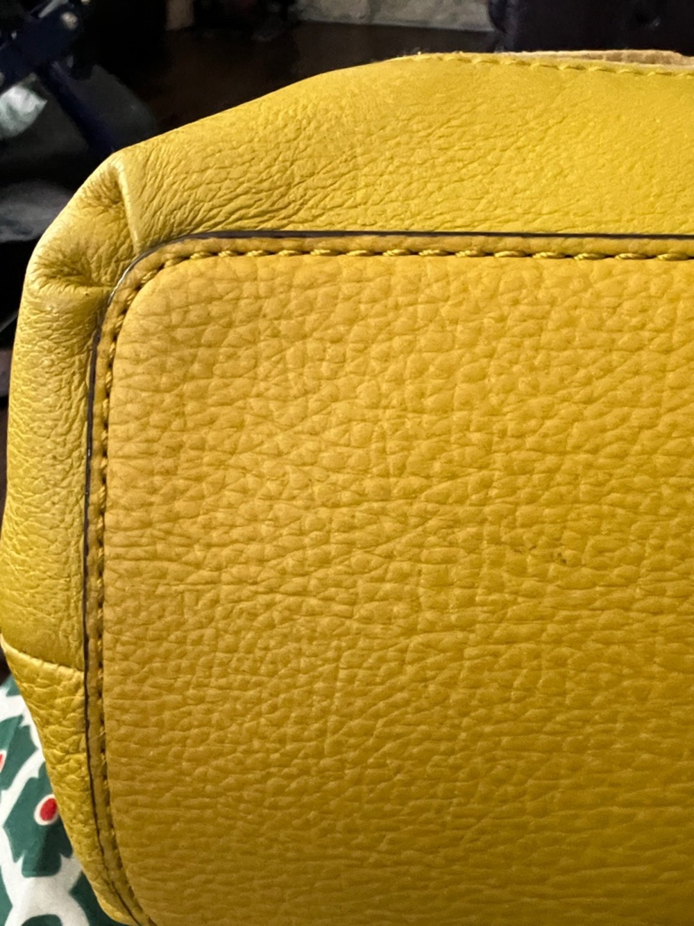 Sanctuary Mustard Yellow Leather Shoulder Bag with Ring Hardware Bin - Picture 11 of 11
